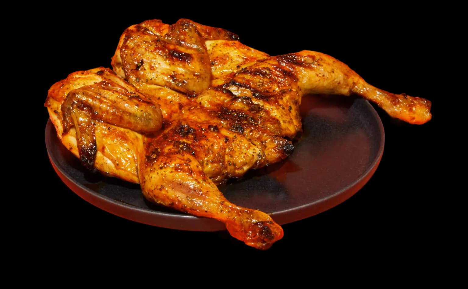 Poulet entier grille